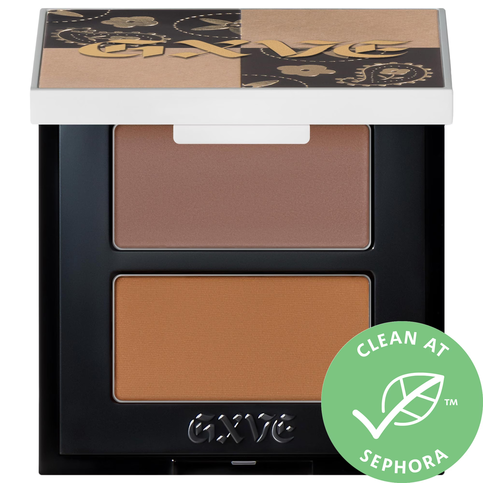 GXVE BY GWEN STEFANI Pick It Up Cream Contour & Talc-Free Powder Bronzer Duo Smokin' 0.2 oz / 6 g | Sephora (US)