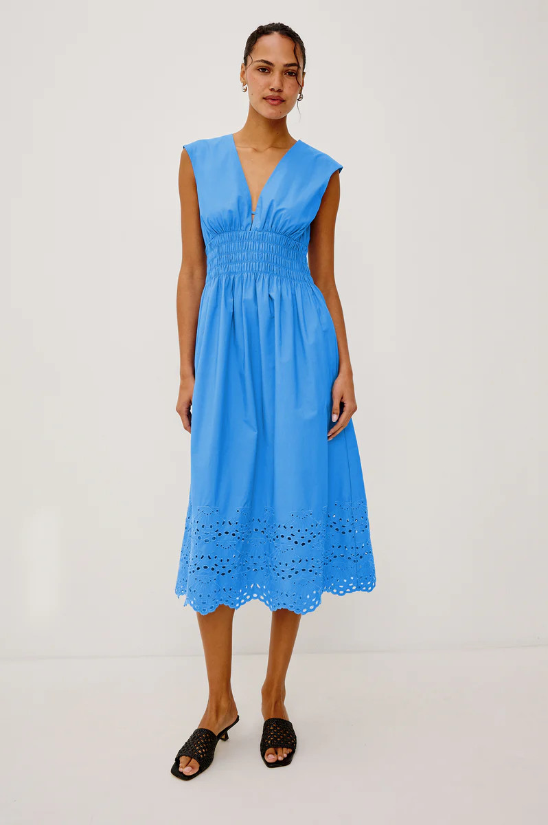 ROXANNE DRESS - HARBOR BLUE | Rails
