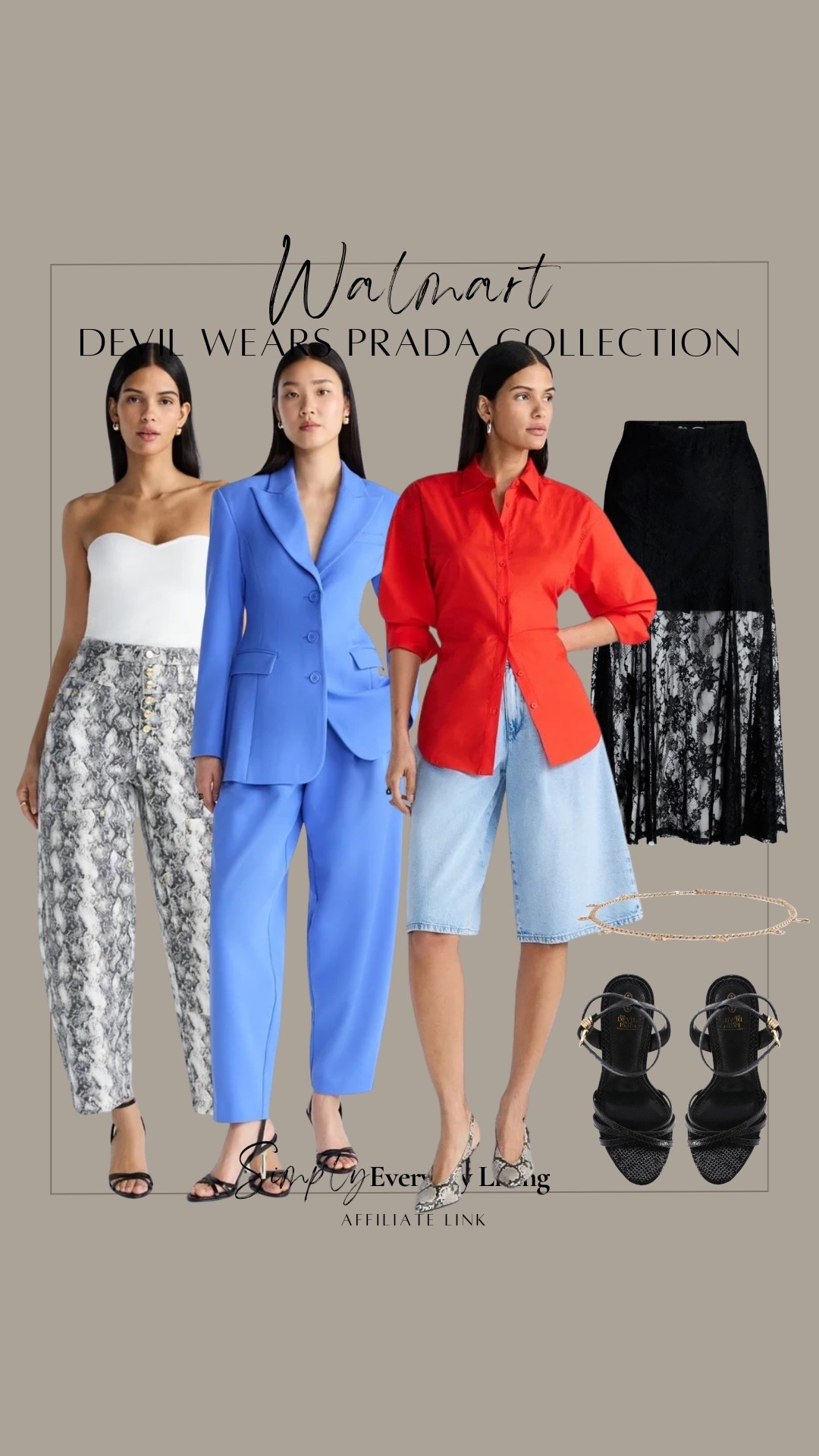 Walmart Devils Wear Prada collection 