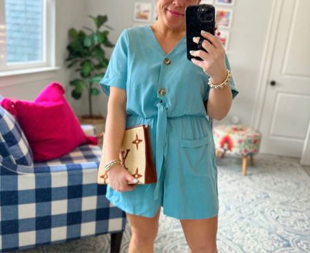 Amazon romper under $25 and in tons of colors. 

Dresses travel outfits wedding guest dresses beach swim sandals cocktail dresses home decor living room coffee table patio furniture work outfit date night rug sneakers resort wear bedroom spring break florida athleisure activewear workout outfits Amazon vacation Mexico romper linen midsize curvy mom neutral beach cabo Mexico vacation 

#LTKSale #LTKstyletip #LTKunder50