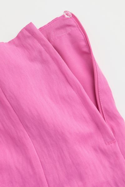 Short Linen-blend Skirt | H&M (US)