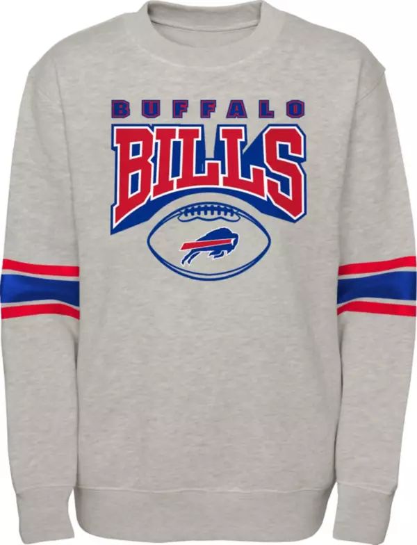NFL Team Apparel Little Kids' Buffalo Bills Fan Fave Grey Crew | Dick's Sporting Goods