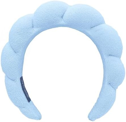 Spa Headbands for Washing Face Makeup Skin Care Headband Women Bubble Facial Beauty Headbands Puf... | Amazon (US)