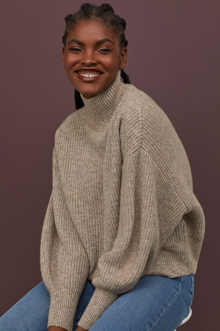 Balloon-sleeved Sweater | H&M (US + CA)