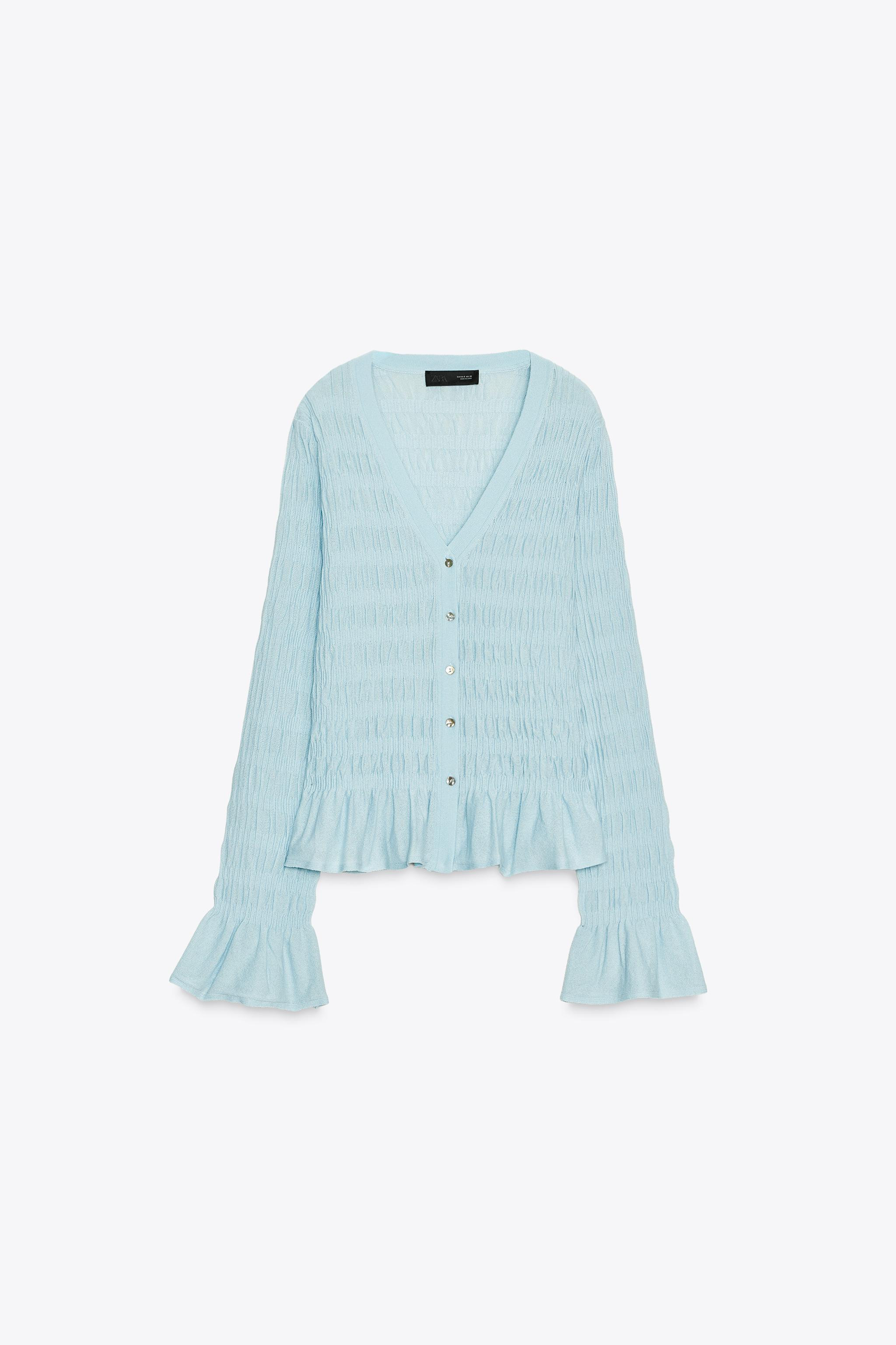 CARDIGAN IN MAGLIA ARRICCIATO | Zara UK