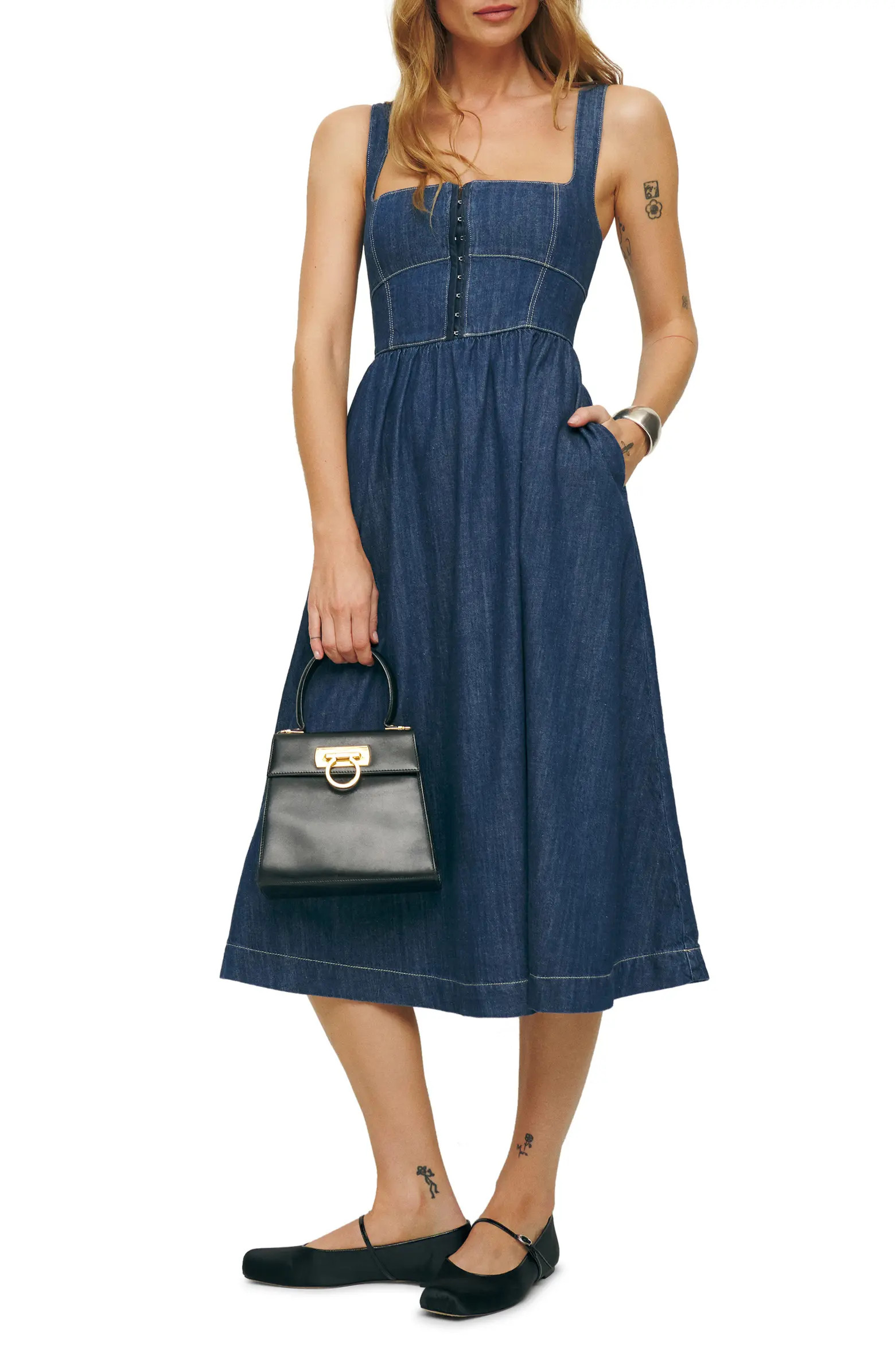 Tagliatelle Denim Dress | Nordstrom