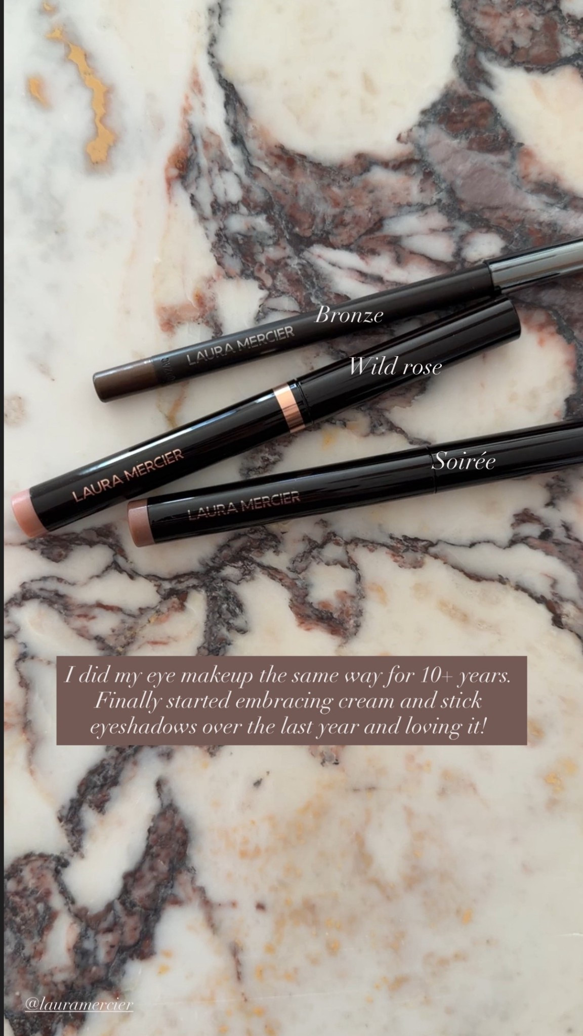Eyeliner in Bronze
Eyeshadow sticks in Wild Rose and Soirée 



#LTKFindsUnder50 #LTKHoliday #LTKBeauty