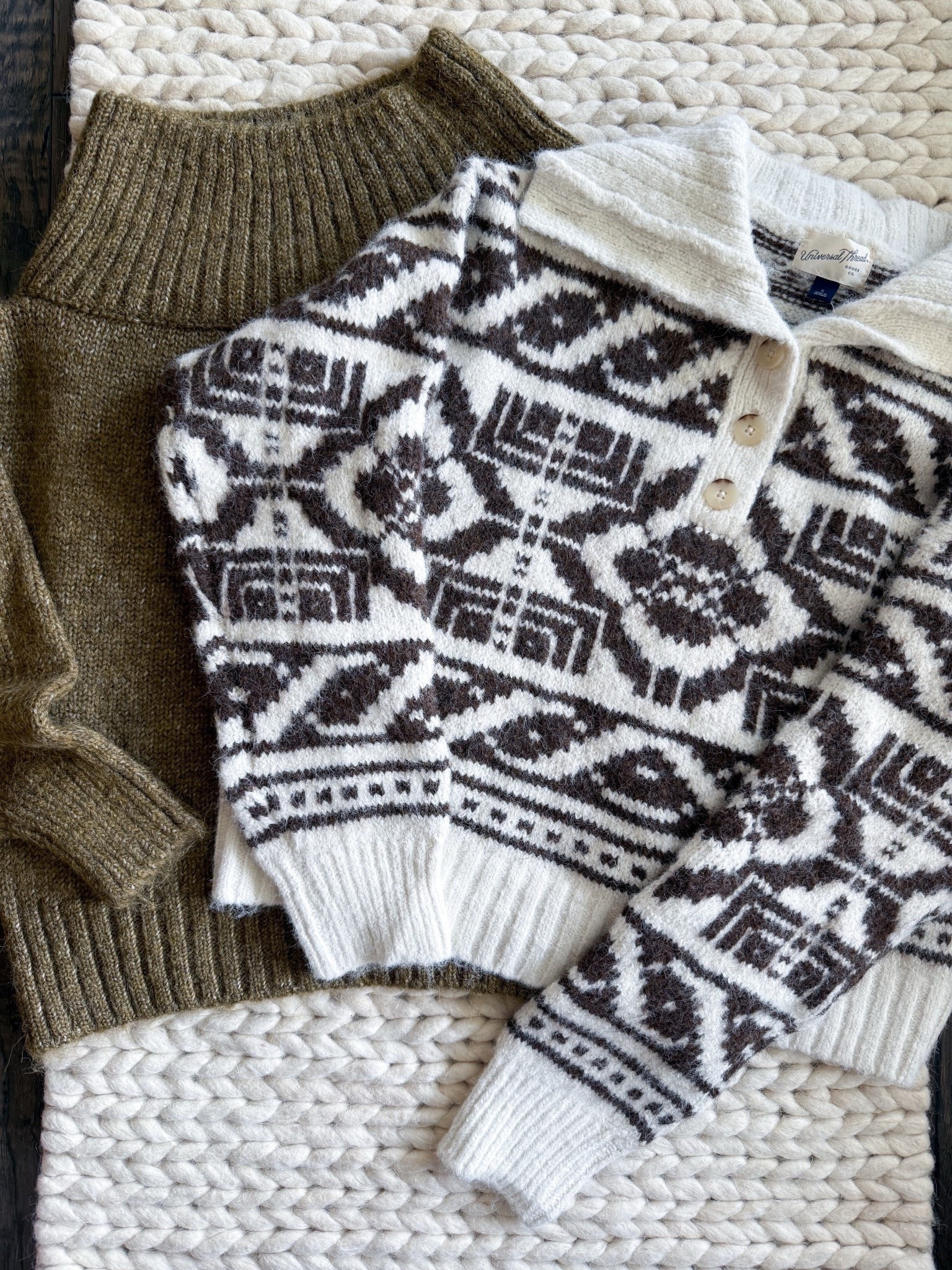 Sweater season came in fast & these new knits are exactly what I wanted for the cooler temps this week. The patterns & textures feel classic without being scratchy, the fit is relaxed but still polished, & they’re the kind of sweaters you actually reach for every single day. Perfect with jeans, leggings, boots, layered under a coat, or just with a messy bun for school drop off. Warm, soft, cozy, + easy to style with everything already in my closet. 

winter sweaters – cozy knit tops – fall fashion outfits – cold weather layers – neutral sweater style – classic knitwear – everyday casual outfits – soft warm sweaters – womens sweaters – fall winter wardrobe staples – comfortable knit sweaters – seasonal style essentials – cold weather fashion – chic casual style – trending sweaters – womens fall fashion – knit sweater outfits – winter outfit ideas – elevated casual basics


#LTKActive #LTKGiftGuide #LTKmomlife