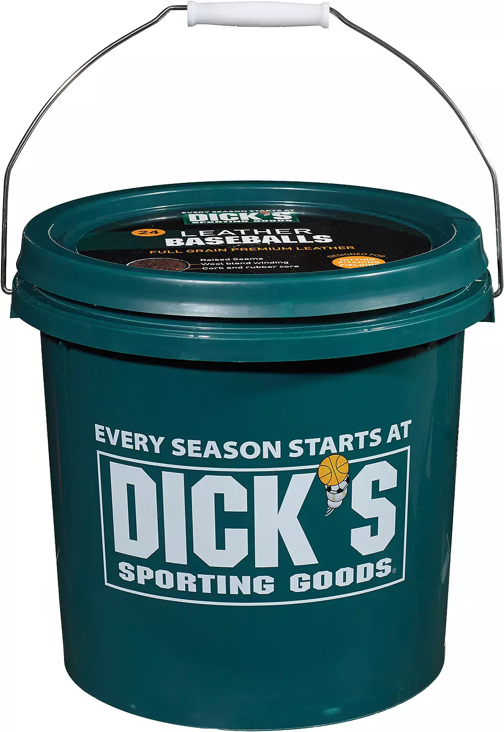 DICK'S Sporting Goods Bucket of 24 Leather Baseballs | DICK'S Sporting Goods
