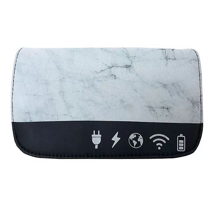 MYTAGALONGS® Icons Tech Organizing Pouch in Marble | Bed Bath & Beyond