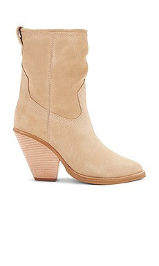 Kaanas Dante Suede Western Bootie in Nutmeg from Revolve.com | Revolve Clothing (Global)
