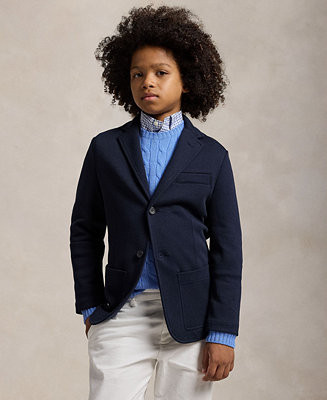 Polo Ralph Lauren Big Boys Double-Knit Jacket - Macy's | Macy's