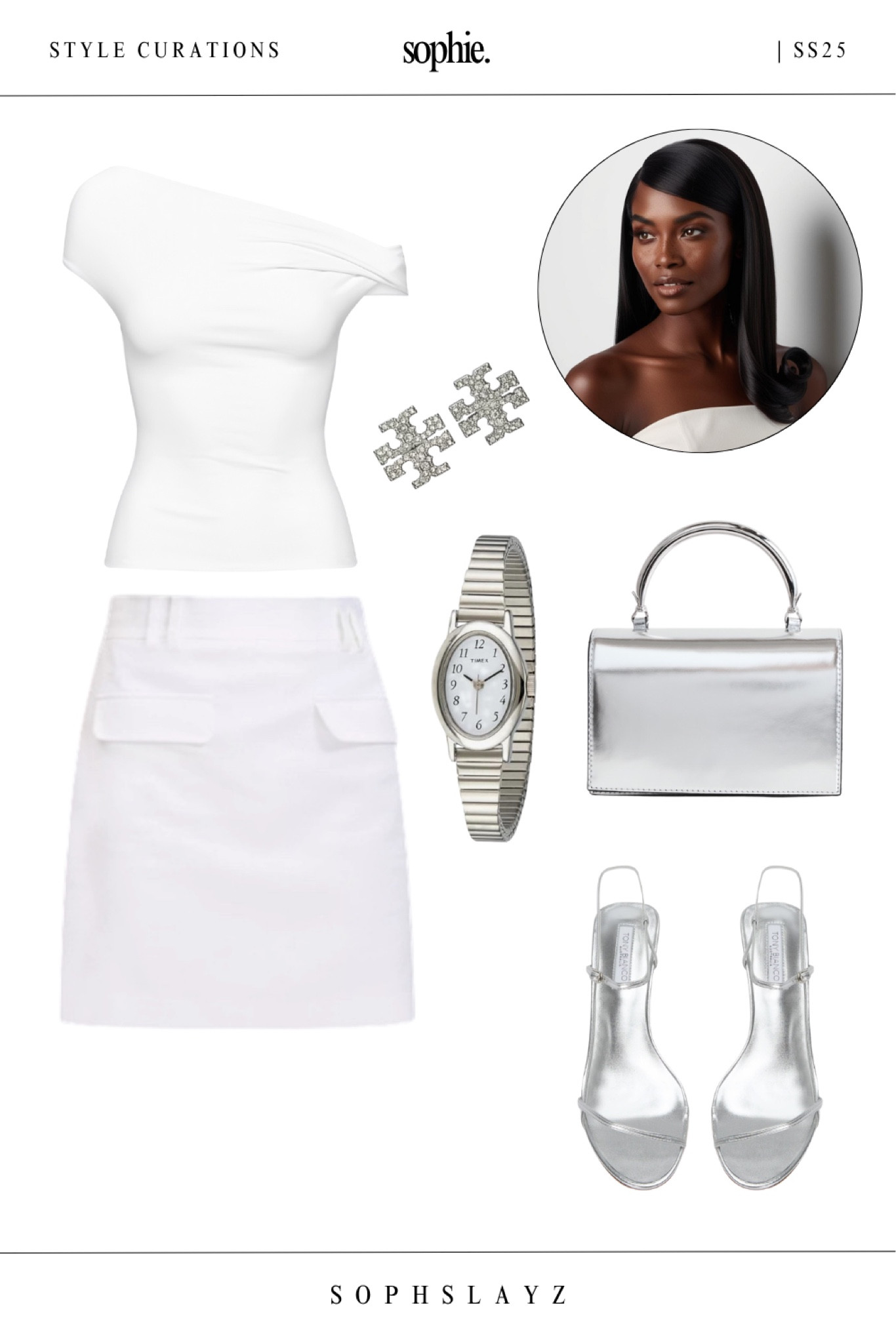Minimal but never boring.
This crisp white outfit from my summer capsule wardrobe collection is built around timeless staples: a off-shoulder fitted top, high-waisted white mini skirt, and silver heels—elevated with a chrome mini handbag and vintage-inspired watch.
Style it for: garden parties, rooftop lunches, or city date nights. When’s the next all white party? Full SS25 Capsule Wardrobe linked on my profile.

#LTKShoeCrush #LTKStyleTip #LTKSummerEdit