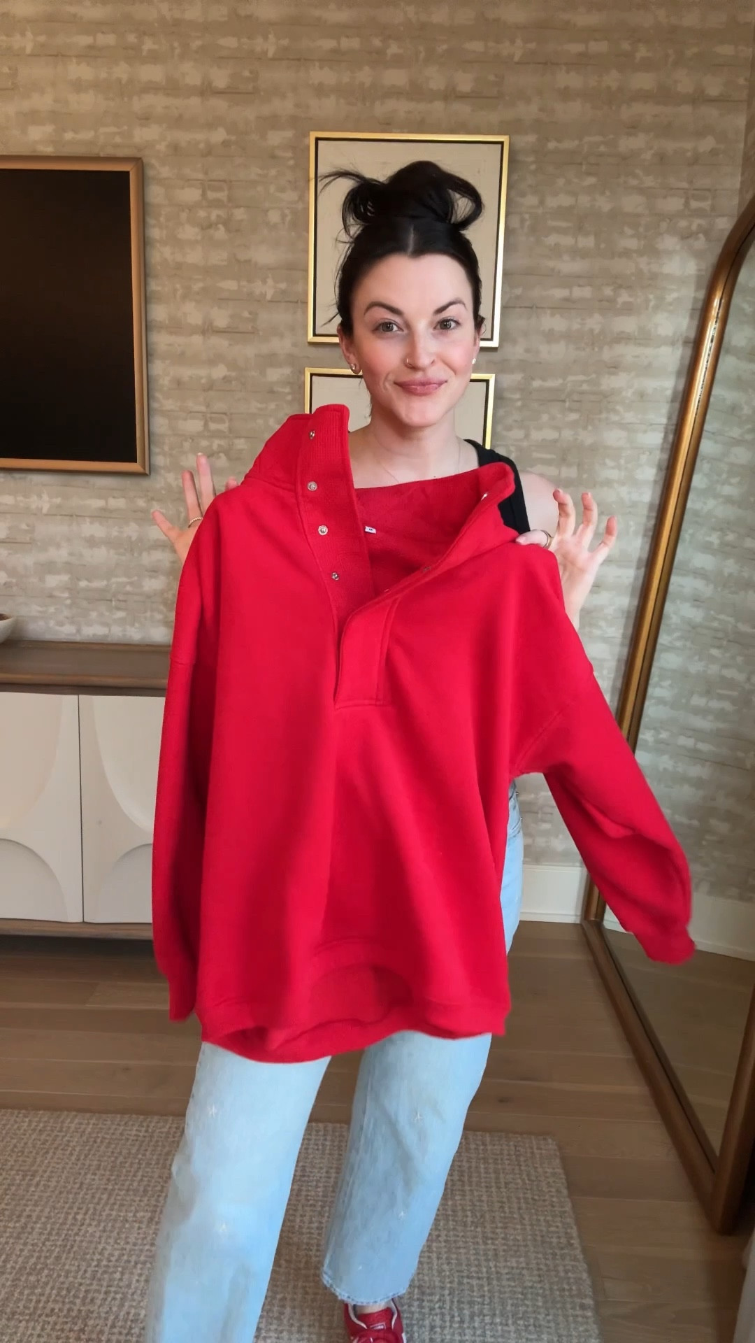 Amazon finds! Love this pullover and the crop tuck to make it a little bit shorter to wear with jeans! I’m in a medium 

#LTKootd #LTKgrwm #LTKmomlife