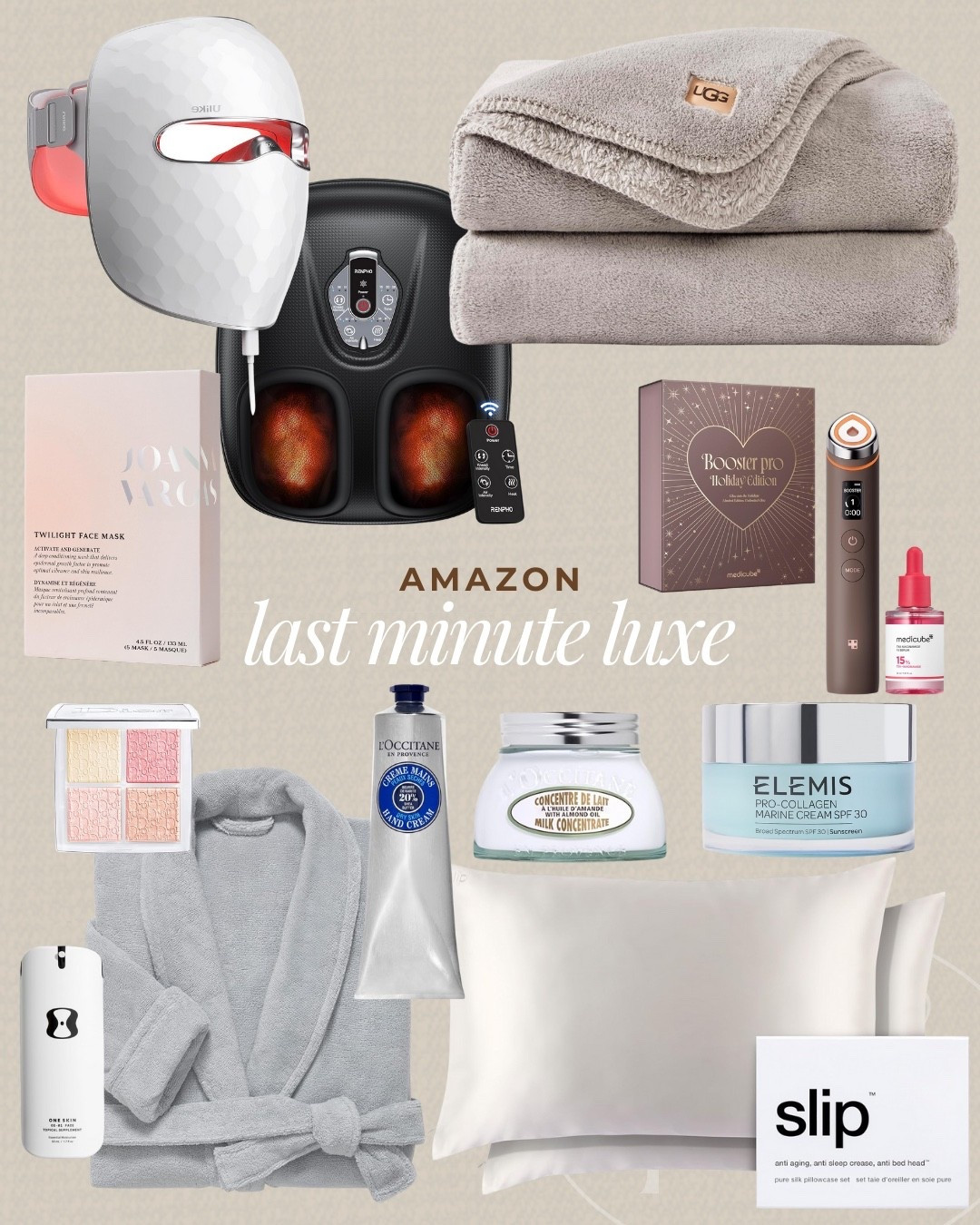 This luxe gift guide is perfect for the beauty and relaxation lover. I loved the silk pillow case and medicine skincare  

#LTKSeasonal #LTKHoliday #LTKGiftGuide