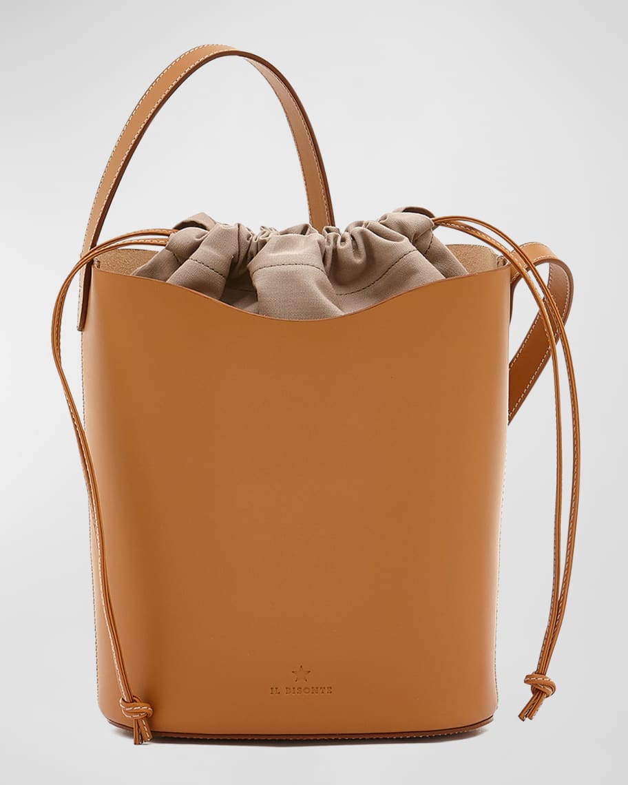 Roseto Vacchetta Leather Bucket Bag | Neiman Marcus