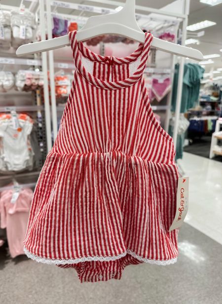 Tag a mama who needs this 🥹 The most precious babygirl romper dress! I’m obsessed with all the little details ❤️ Would be perfect for 4th of July - $14!

#LTKfindsunder50 #LTKkids #LTKbaby