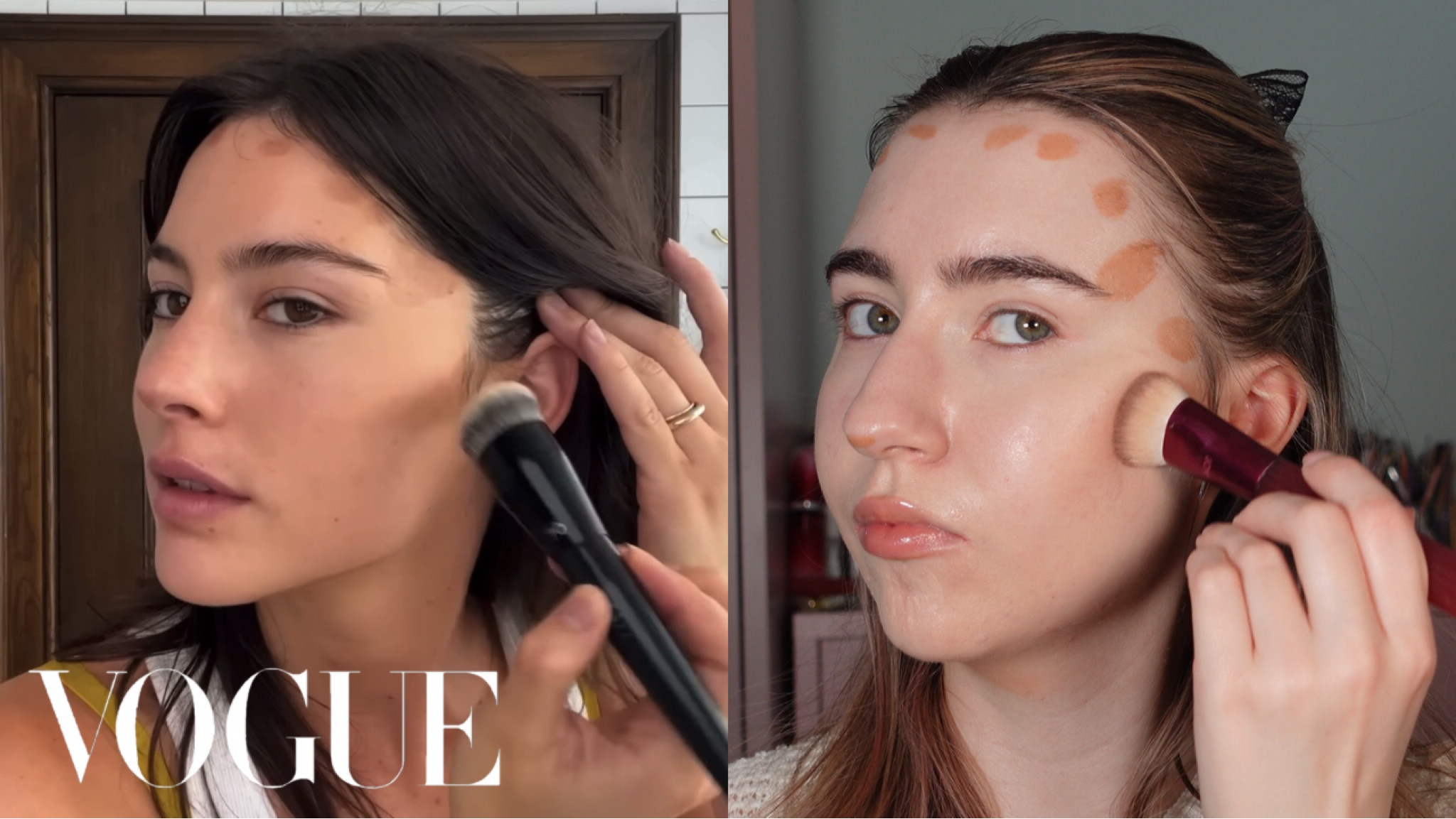 Following Gracie Abrams makeup routine