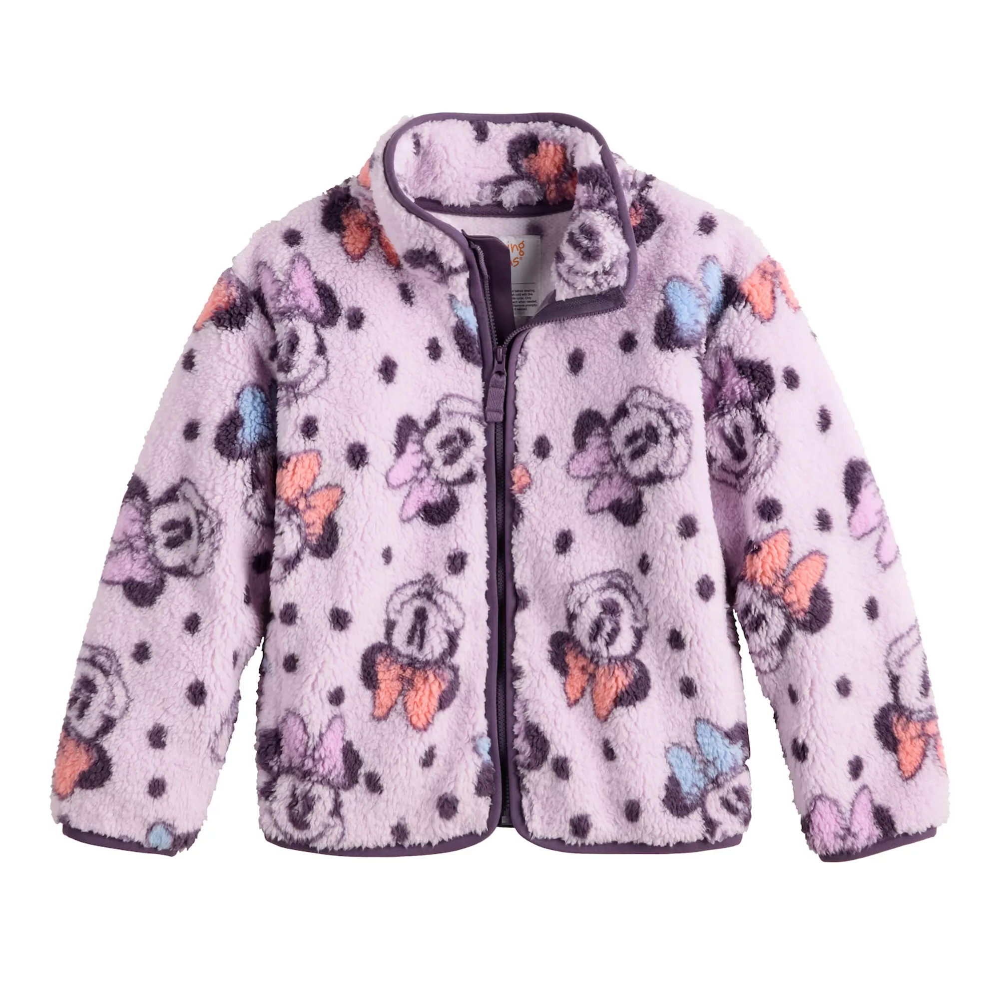 Girls 4-12 Jumping Beans® Disney's Minnie Mouse High Pile Fleece Jacket | Kohl's
