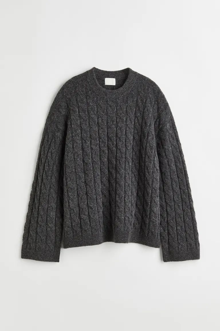 Oversized Cable-knit Sweater | H&M (US + CA)