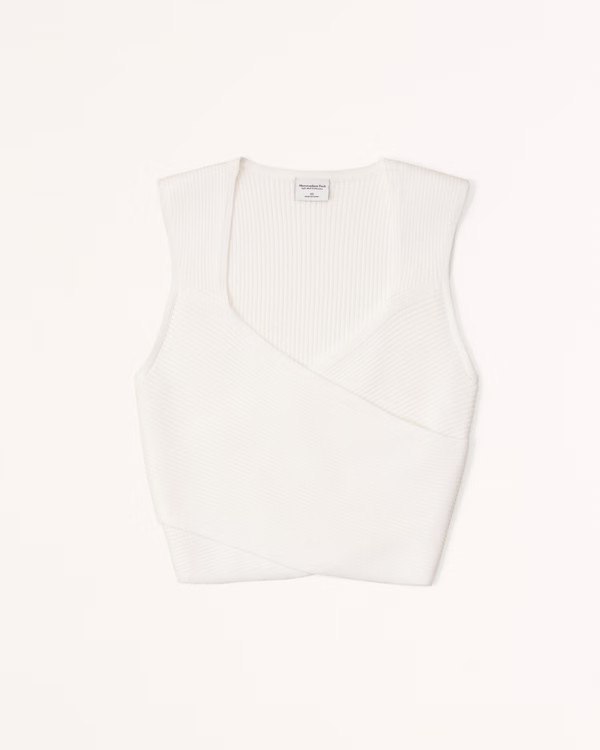LuxeLoft Wrap Top | Abercrombie & Fitch (US)