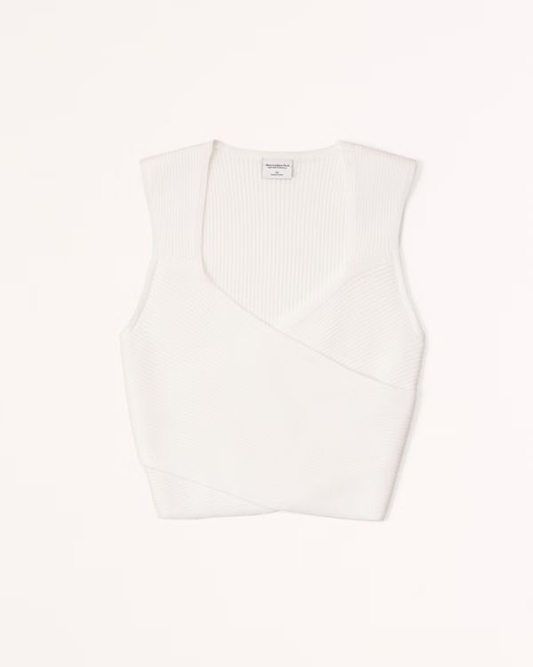 LuxeLoft Wrap Top | Abercrombie & Fitch (US)