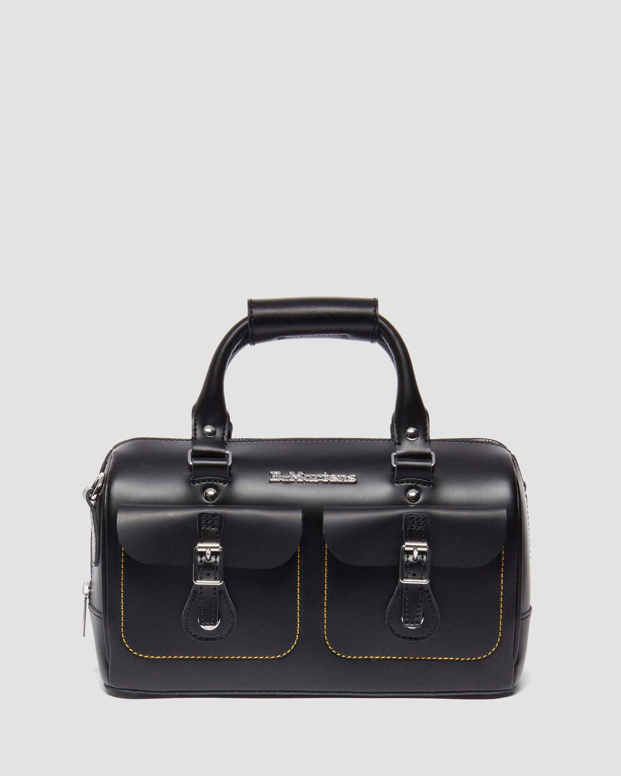 Kiev Leather Top Handle Bag in Black | Dr. Martens | Dr. Martens