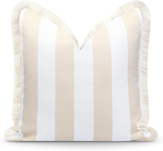 Hofdeco Premium Fall Coastal Patio Indoor Outdoor Pillow Cover Only, 20"x20" Water Repellent for ... | Amazon (US)