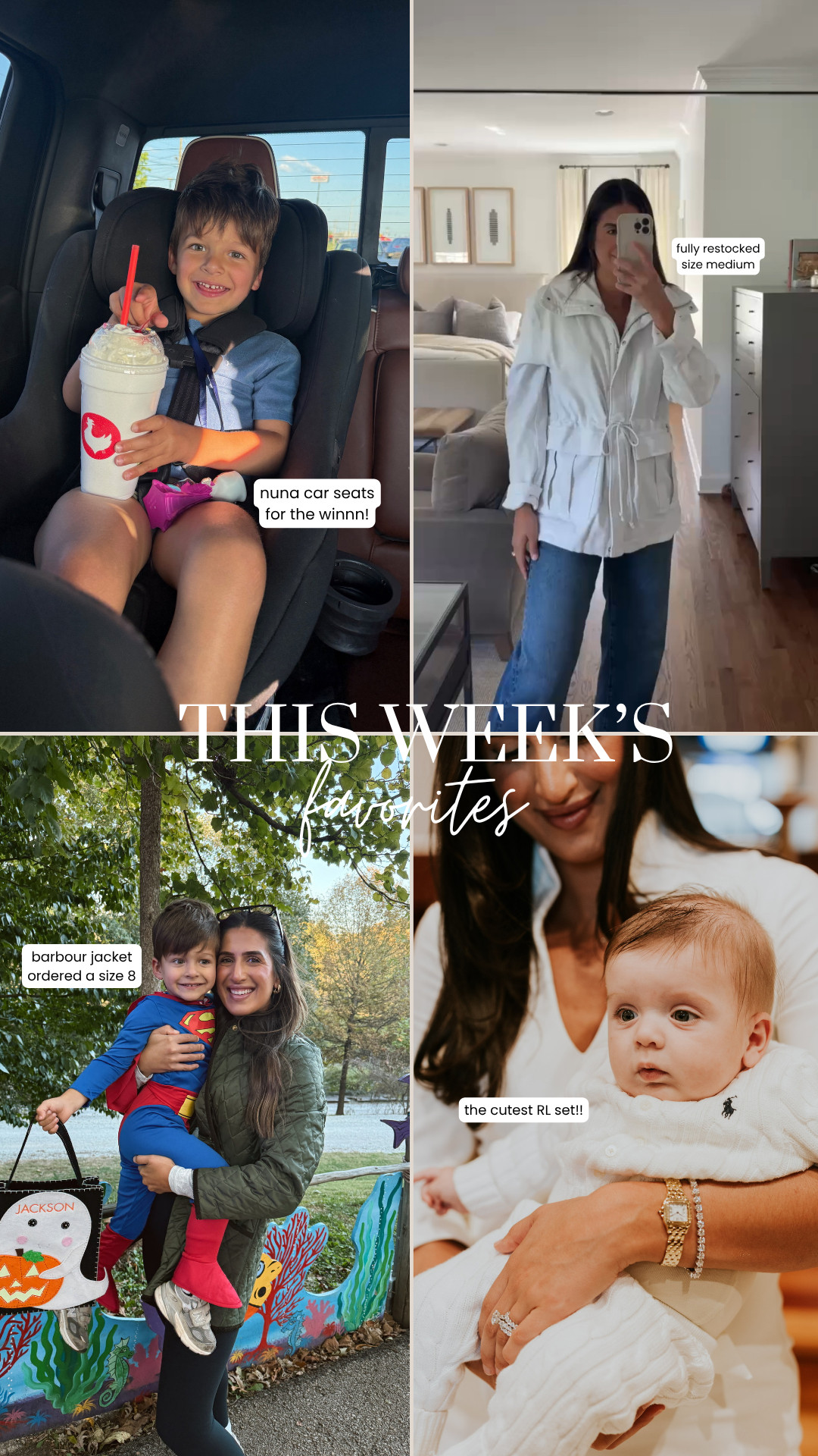 My fav Nsale finds this week!

nsale, nordstrom, nordstrom sale, rain coats, fall coats quilted jacket, nuna baby, ralph lauren baby, boy mom, grace white 

 #LTKgrwm #LTKootd #LTKSeasonal