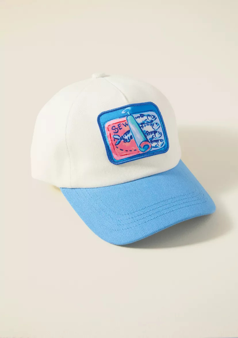 Sewing Down South x Crown & Ivy™ Sardine Patch Baseball Cap | Belk