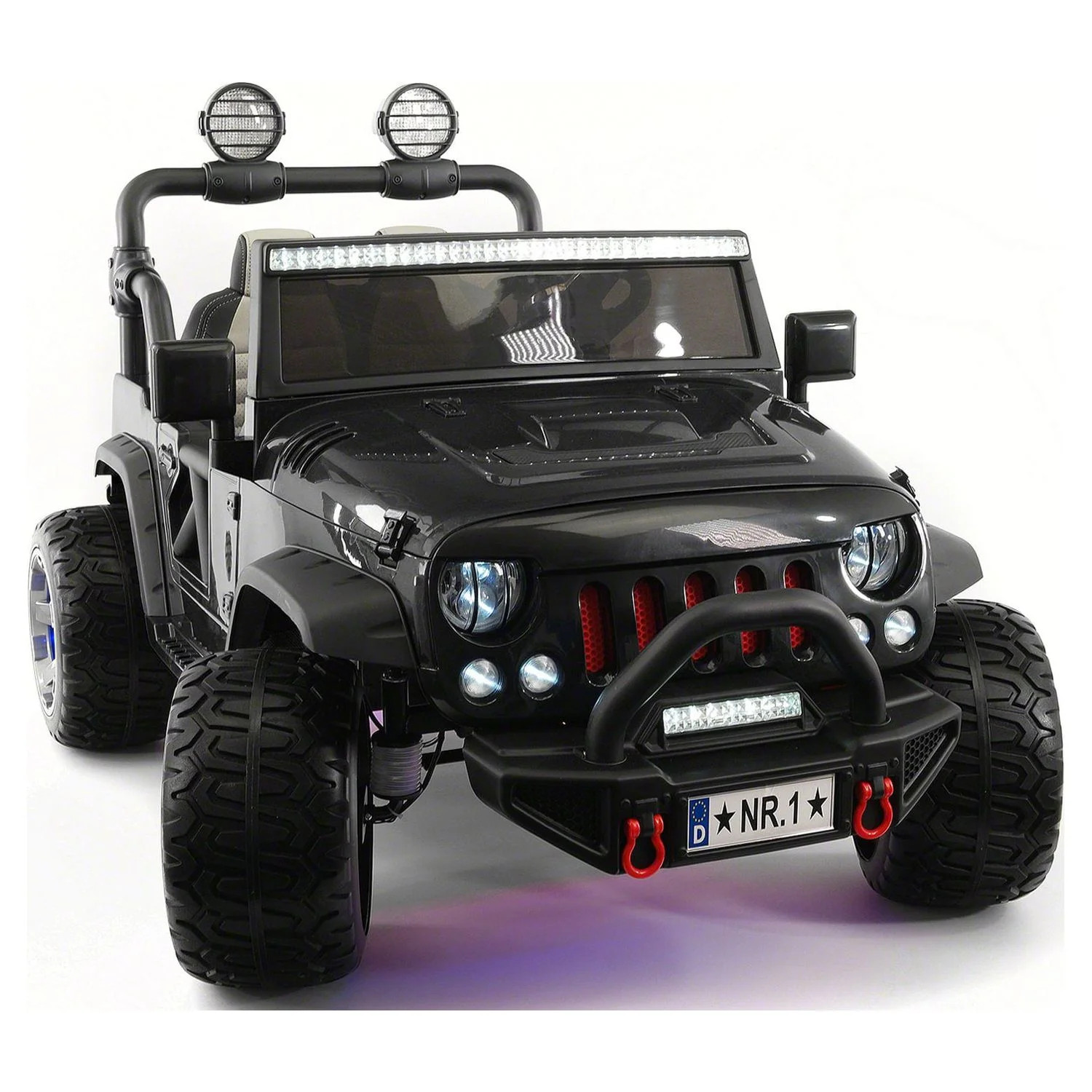 Trail Explorer 24V Kids Ride On Truck With Parental Control Remote, LED Foam Wheels, MP3 + Wirele... | Walmart (US)