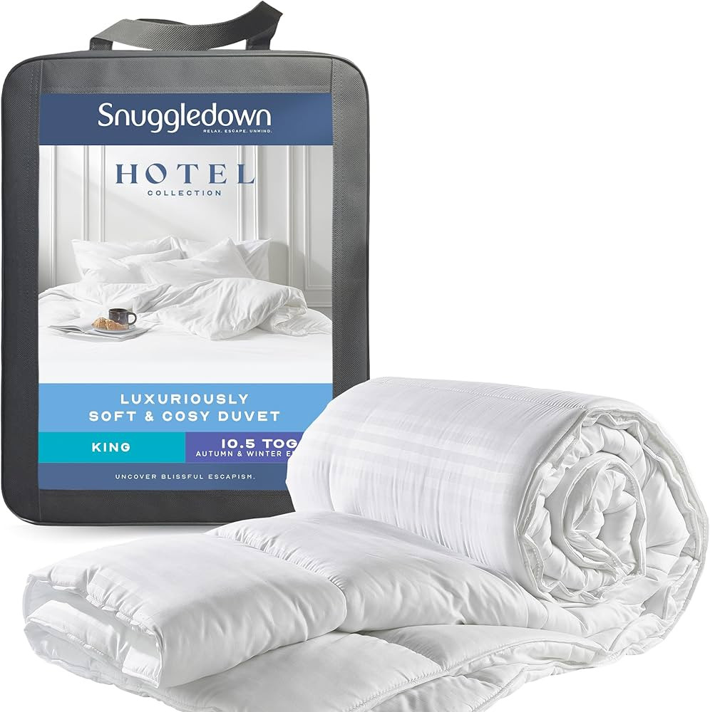 Snuggledown Luxurious Hotel King Size Duvet - 10.5 Tog All Year Round Premium Quilt Ideal for Sum... | Amazon (UK)