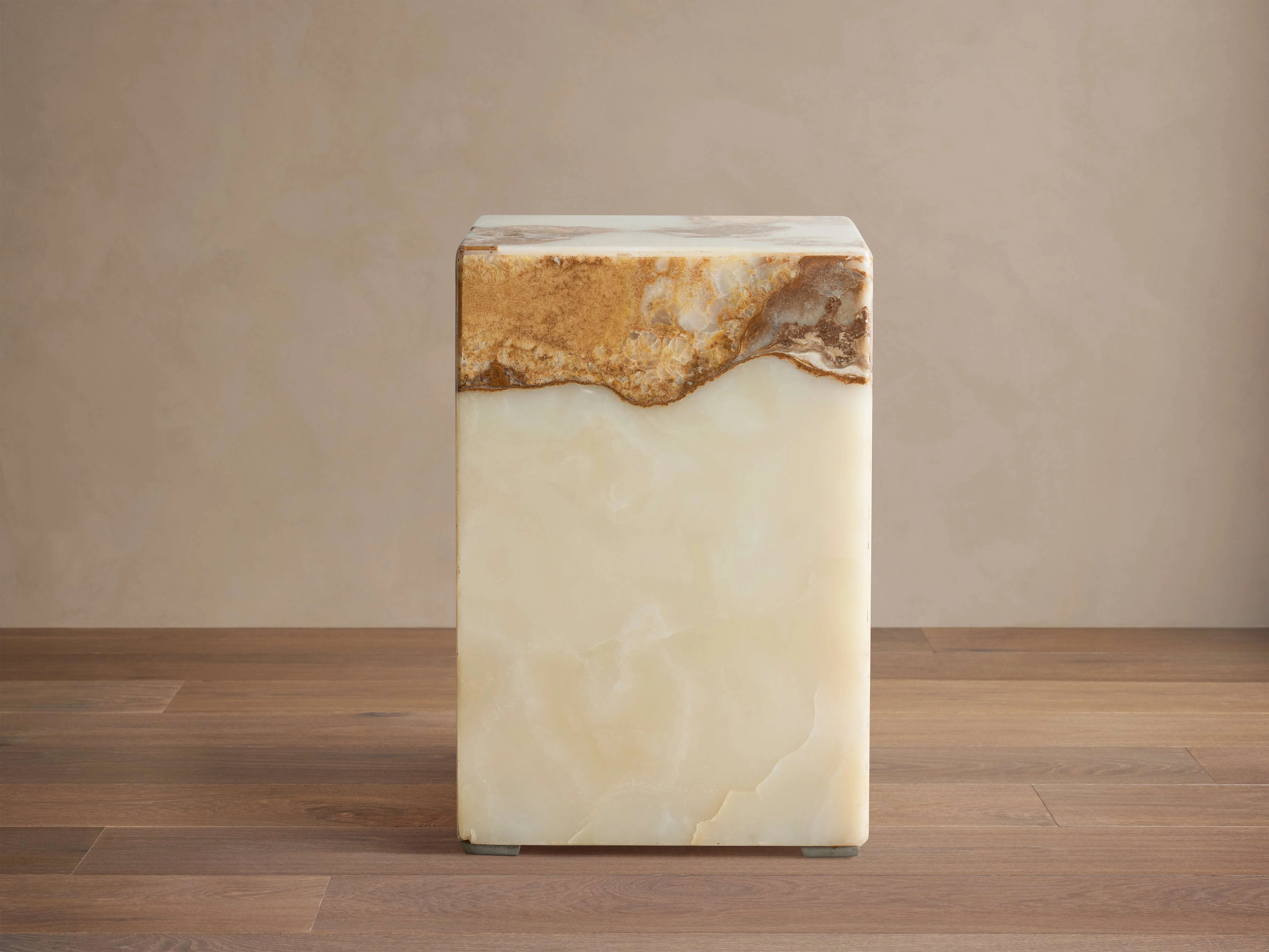 Rust Onyx Stool | Arhaus