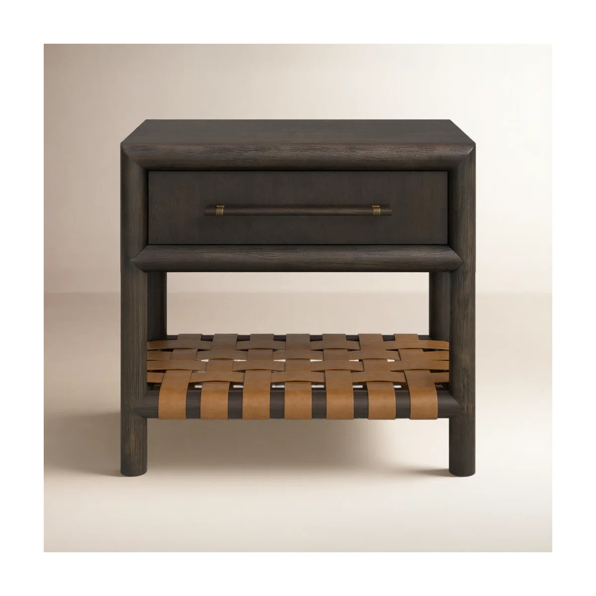 Colleen 1 - Drawer Leather Nightstand | Wayfair North America