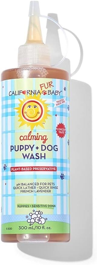 California Fur Baby Super Sensitive Dog Conditioner |Plant-Based | No Fragrance | Leave in or Rin... | Amazon (US)