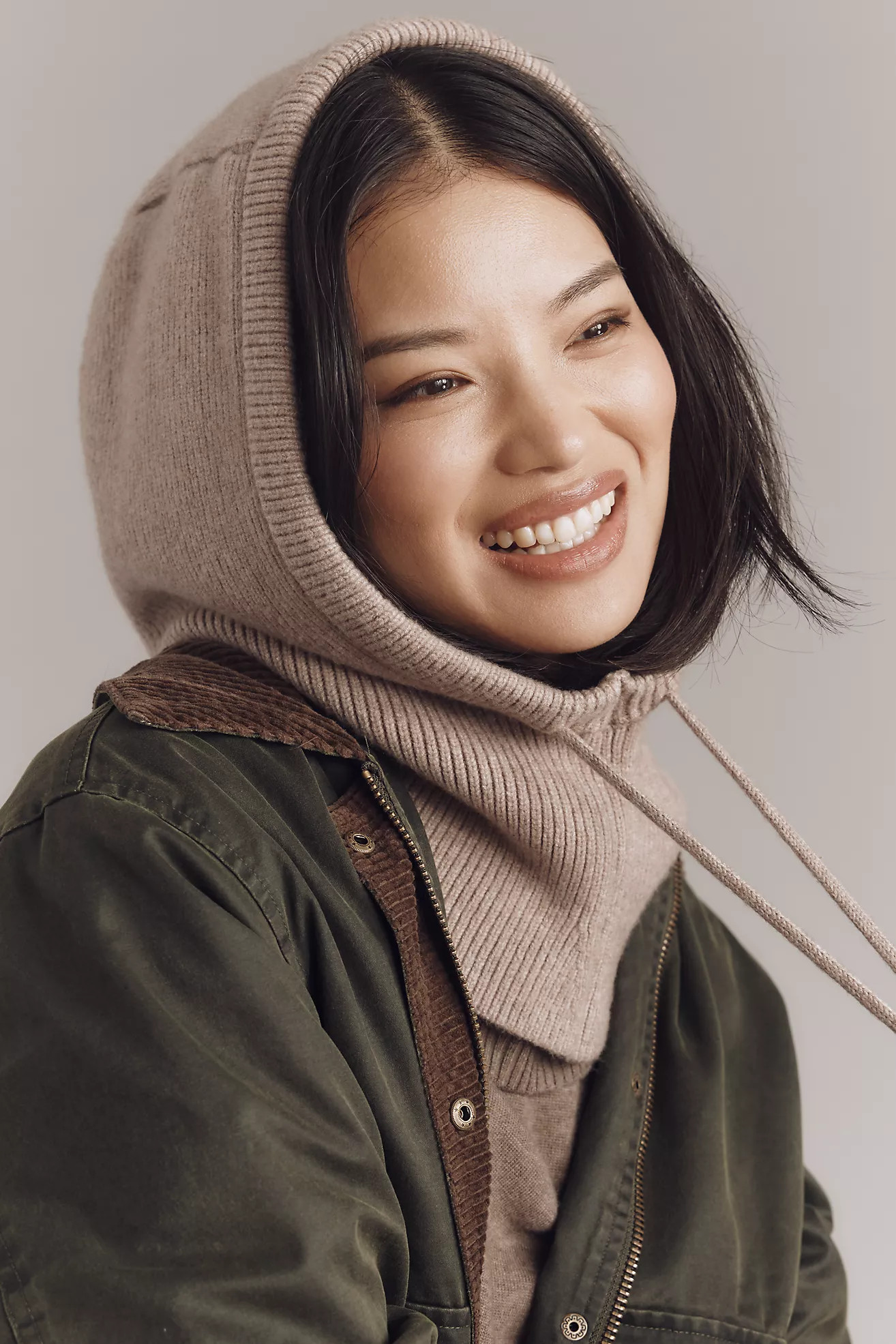 Ribbed Knit Hood | Anthropologie (US)