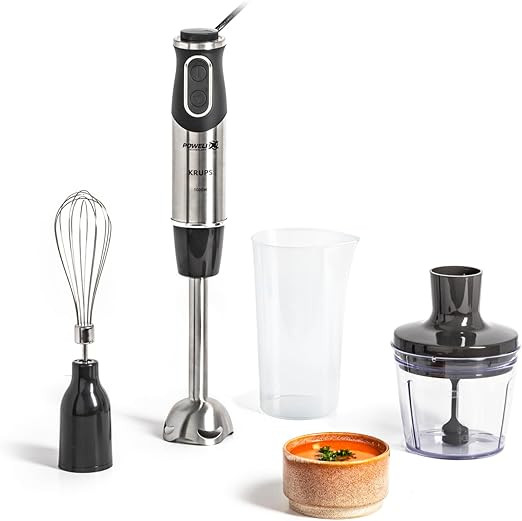 Krups Perfect Mix 8500 Stabmixer, Blender, 1000 Watt, Edelstahlfuß, 4 extra scharfe Messer, Powe... | Amazon (DE)