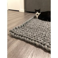 Only One 45 X Inch Area Rug - Super Chunky Knit Blanket Style Photoshoot Prop, Children's Play Mat,  | Etsy (CAD)