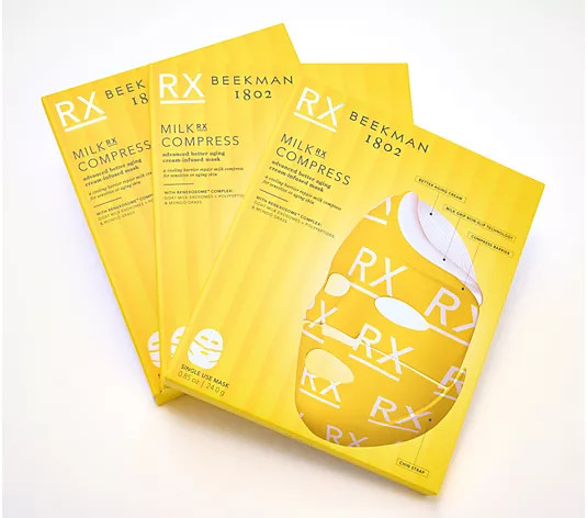 Make Your Selection: Beekman 1802 Milk RX Better Aging Compress Mask Trio | QVC