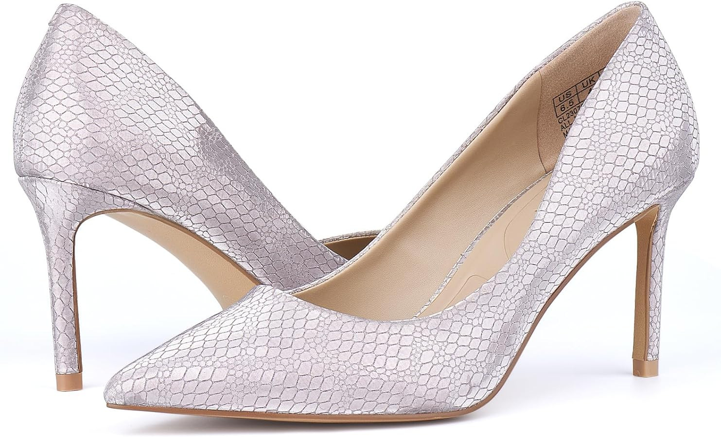 JENN ARDOR Women's Comfortable Stiletto Pumps 3 inch Elegant Gorgeous Closed Pointed Toe Slip On ... | Amazon (US)