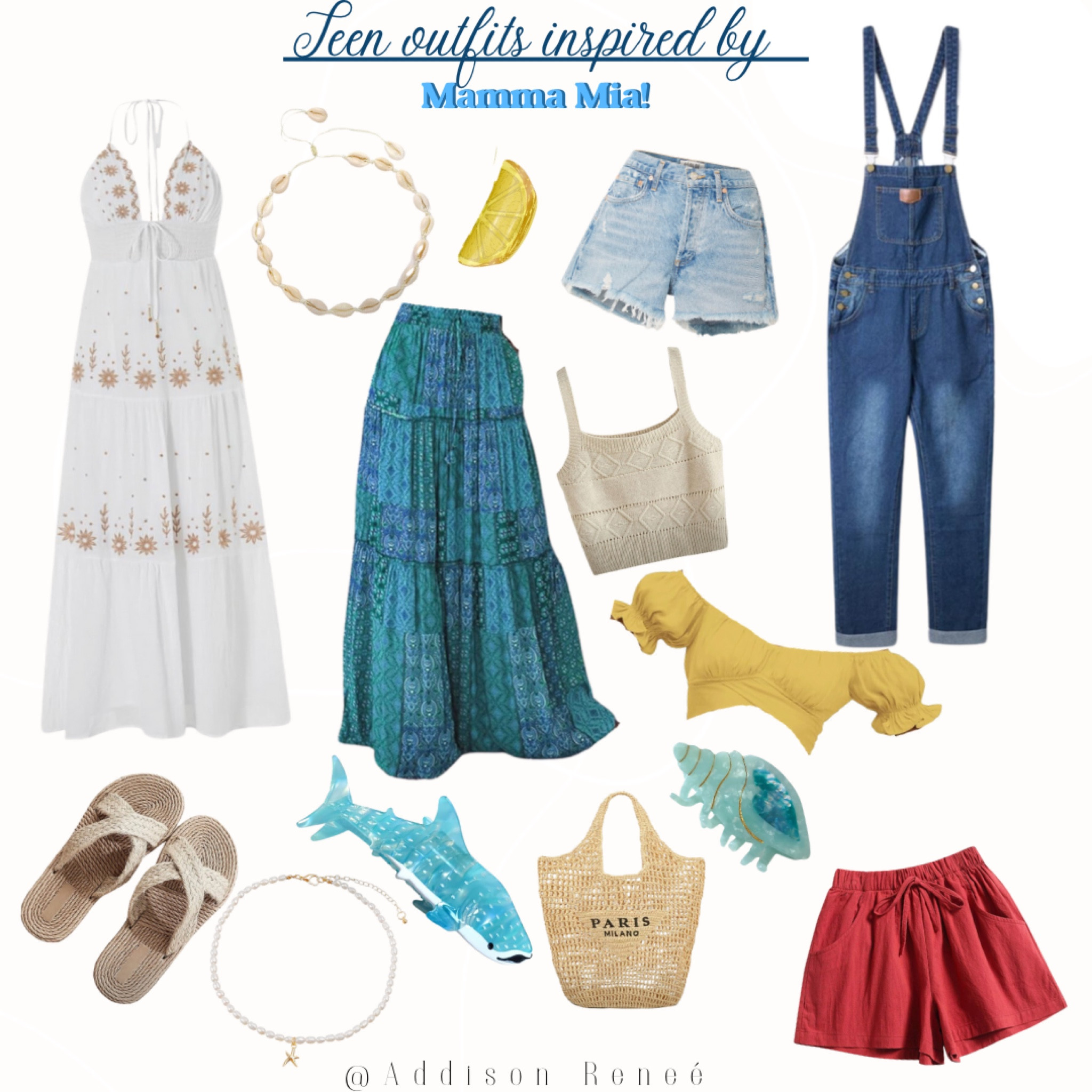 Since summer is coming up and Mamma Mia! Is a classic, i put together some teen inspo for it😉 this of of course not limited to JUST teenagers. Should I do another? 🐚







Trendy teen outfits, outfit, teen outfit, teen, teen clothes, cute teen clothes, teen girl, teen girl clothes, teen girl outfit, teen accessories, teen fit, teen girl clothes, tween clothes, tween girl clothes, teen girl gift, preppy teen outfits, teen girl outfits, fashion, teen fashion, tween fashion, teen girl fashion, teen birthday outfit, birthday teen, birthday girl, mamma Mia! Boho  outfits boho teen, trendy teen outfits, summer outfits 

#LTKkids #LTKstyletip #LTKU