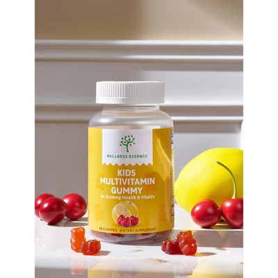 Kids Multivitamin Gummy, Packed with Pantothenic Acid, Folic Acid, Zinc, Iodine & Biotin for Growing Health & Vitality 90 Gummies | Target