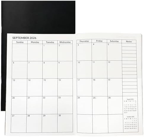 A5 Calendar Planner Jan 2026 - Dec 2027, Travelers Notebook Inserts for 2 Years, Monthly Calendar... | Amazon (US)