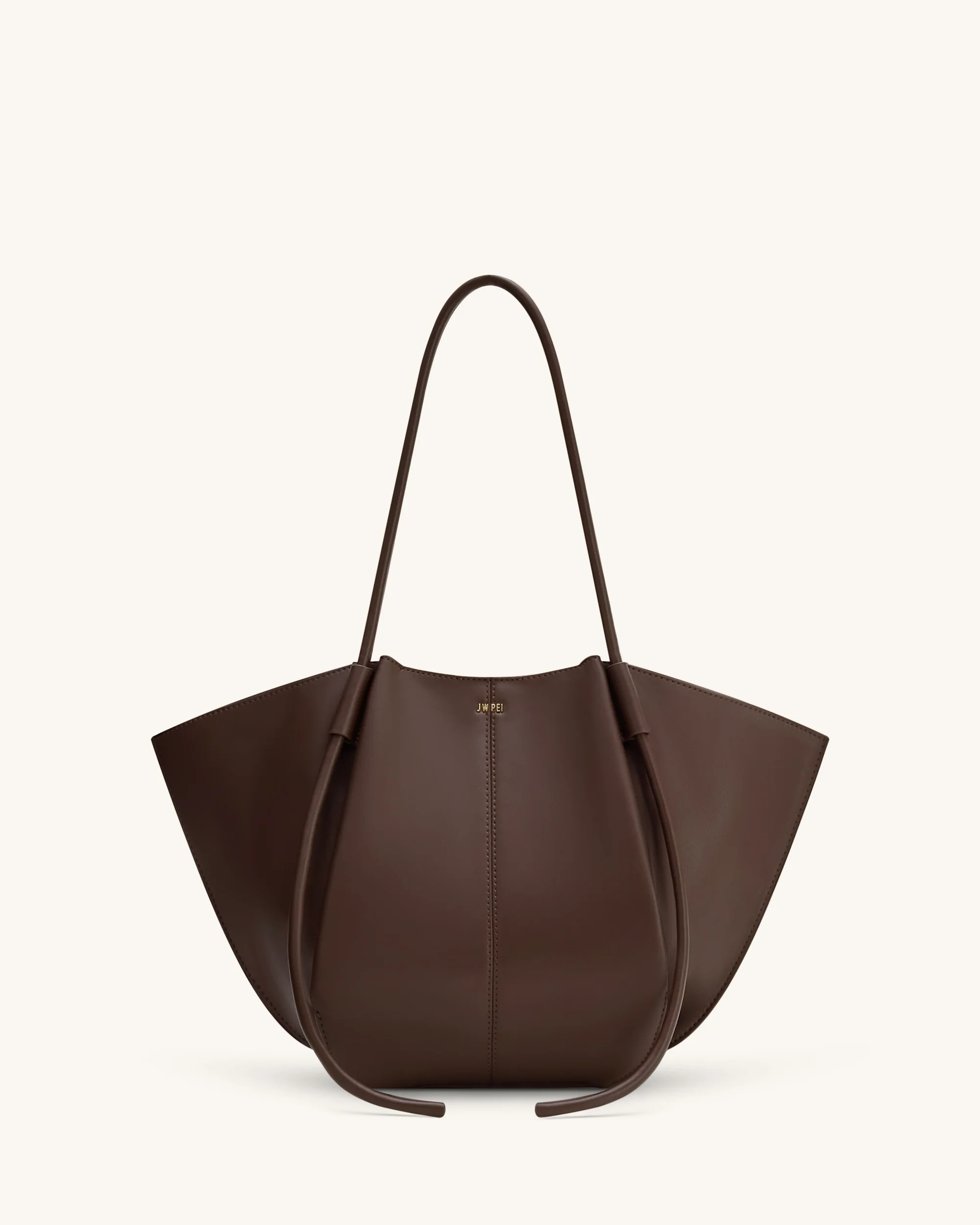 Nala Wide Tote Bag - Deep Brown | JW PEI US