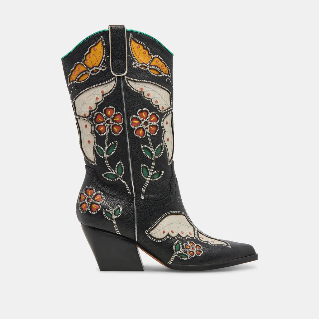 LELOU BOOTS BLACK MULTI LEATHER | DolceVita.com