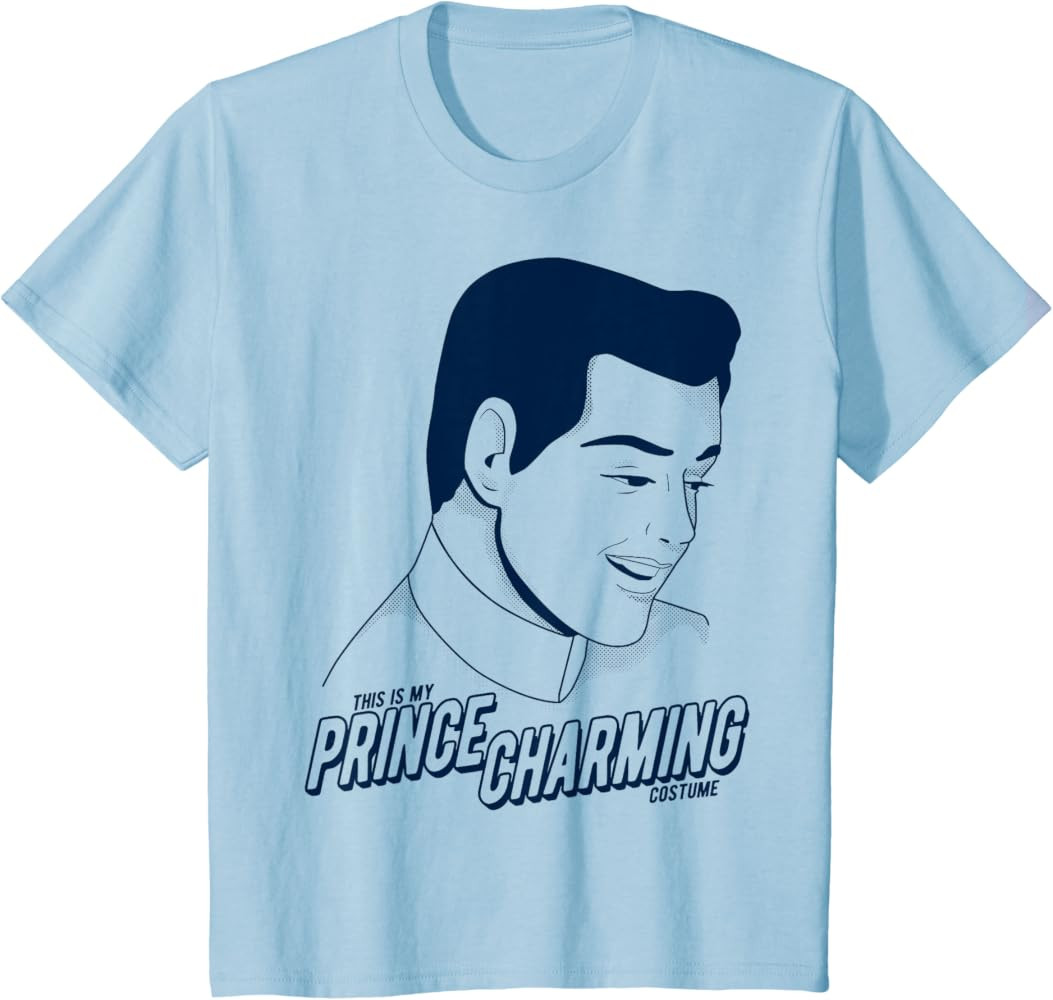 Disney Cinderella Prince Charming Costume Halloween T-Shirt | Amazon (US)