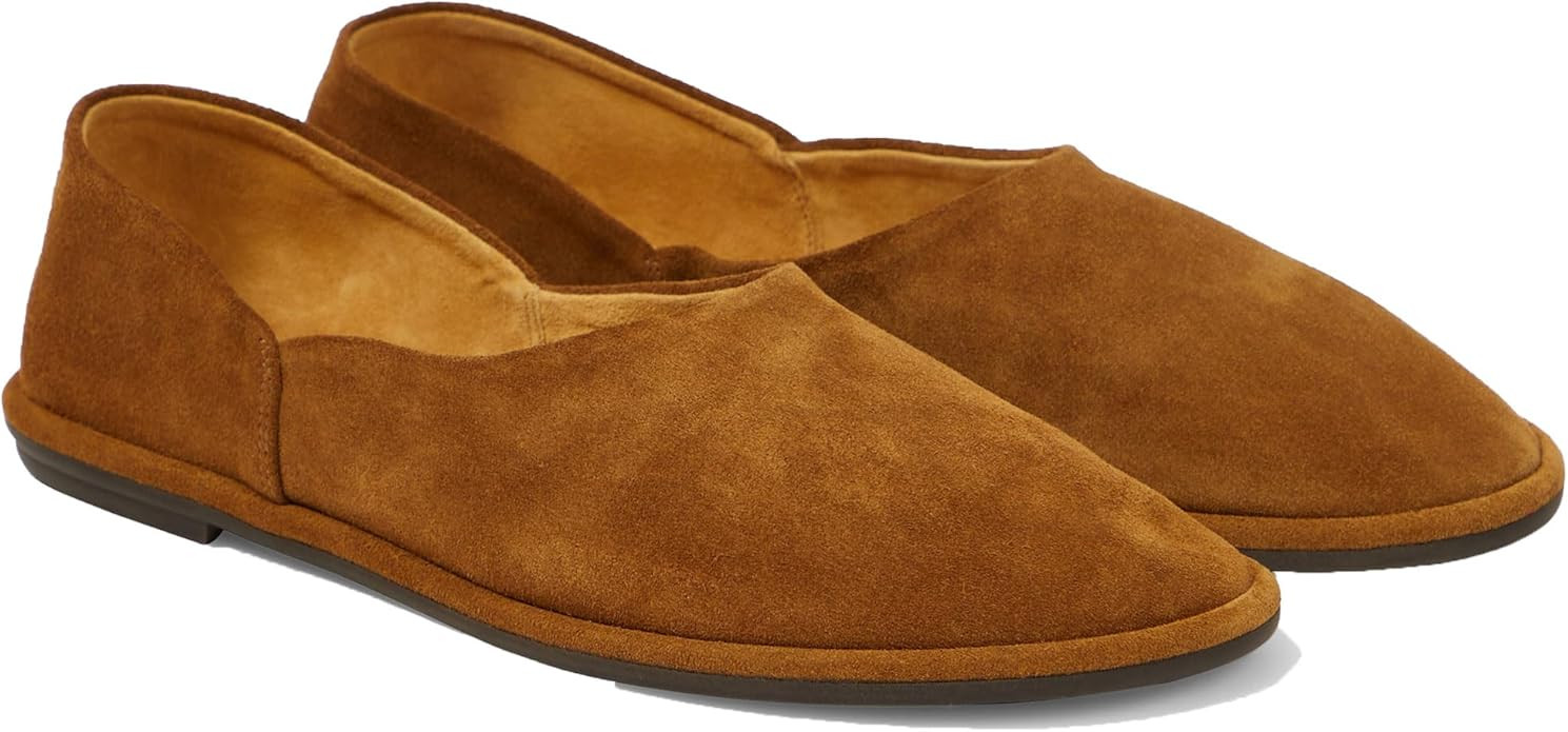 Blue Suede Ballet Flats for Women Cute Round Toe Slip On Mary Jane Flats Casual Comfortable Balle... | Amazon (US)