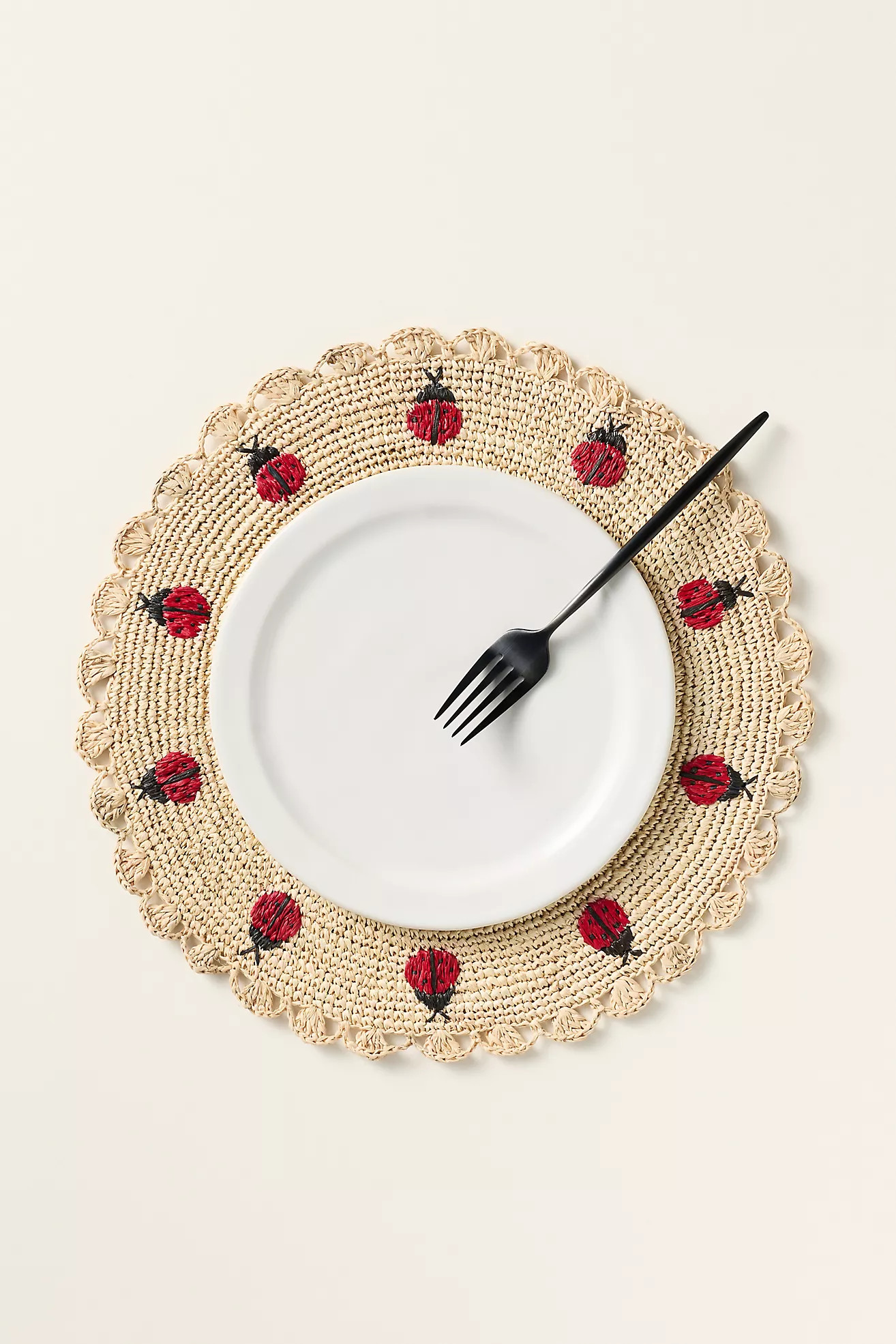 Handwoven Ladybug Placemat | Anthropologie (US)