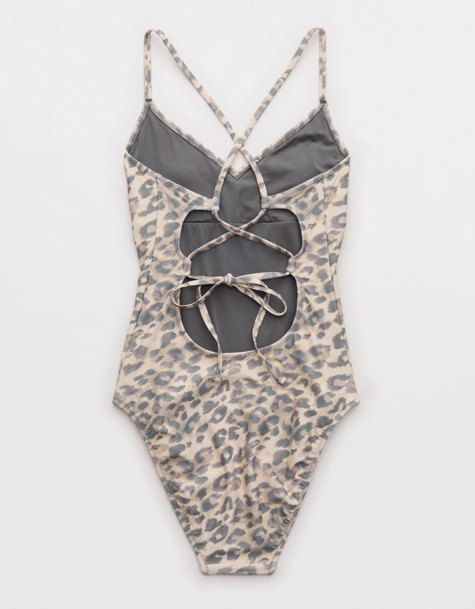 Aerie Strappy Full Coverage One Piece Swimsuit | American Eagle Outfitters (US & CA)