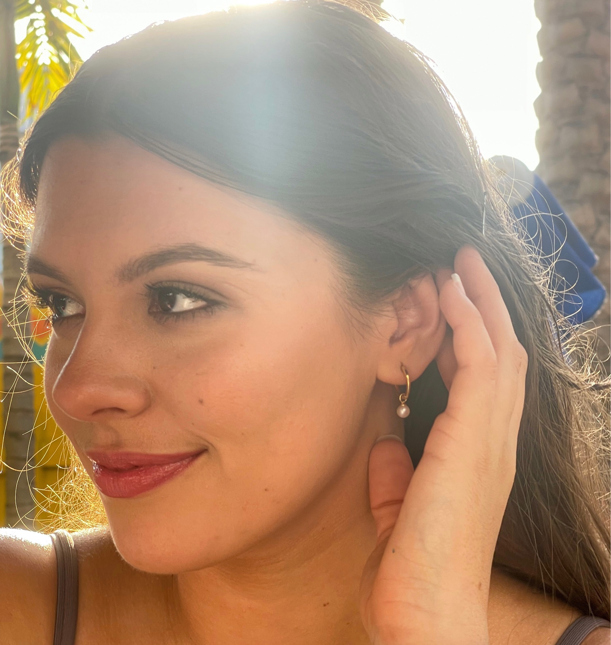 Golden hour in my golden hour earrings✨#LTKjewelry 

#LTKFind #LTKstyletip #LTKitbag
